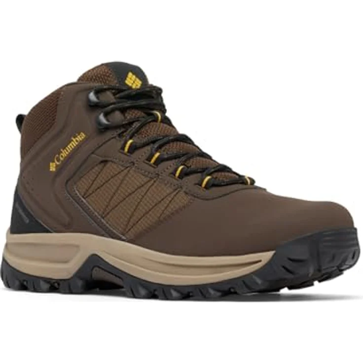 Columbia TRANSVERSE™ HIKE WATERPROOF, Herren Wanderschuhe mit dämpfender Zwischensohle und griffiger Gummi-Außensohle, Braun (43) – Bild 1