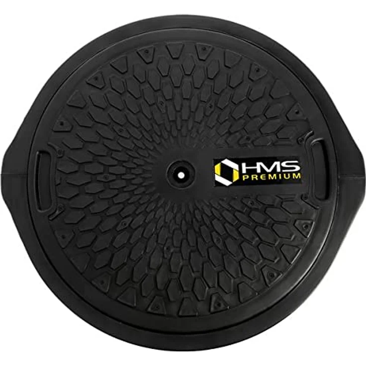 HMS Premium Gymnastikgerät Sport Gymnastikball Balancetrainer Gleichgewichtstrainer Balance Schwarz, PVC Schalenmaterial, ABS Basismaterial, Belastung bis 250 kg – Bild 2