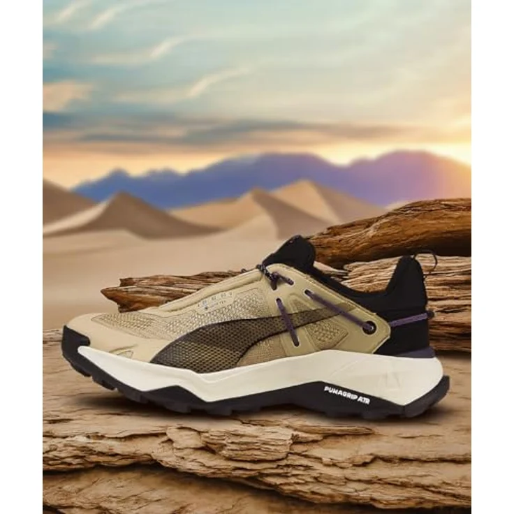 Puma Explore Nitro GTX Wns, Damen Wanderschuhe mit GORE-TEX, beige, max. Dämpfung und PUMAGRIP ATR Sohle – Bild 2