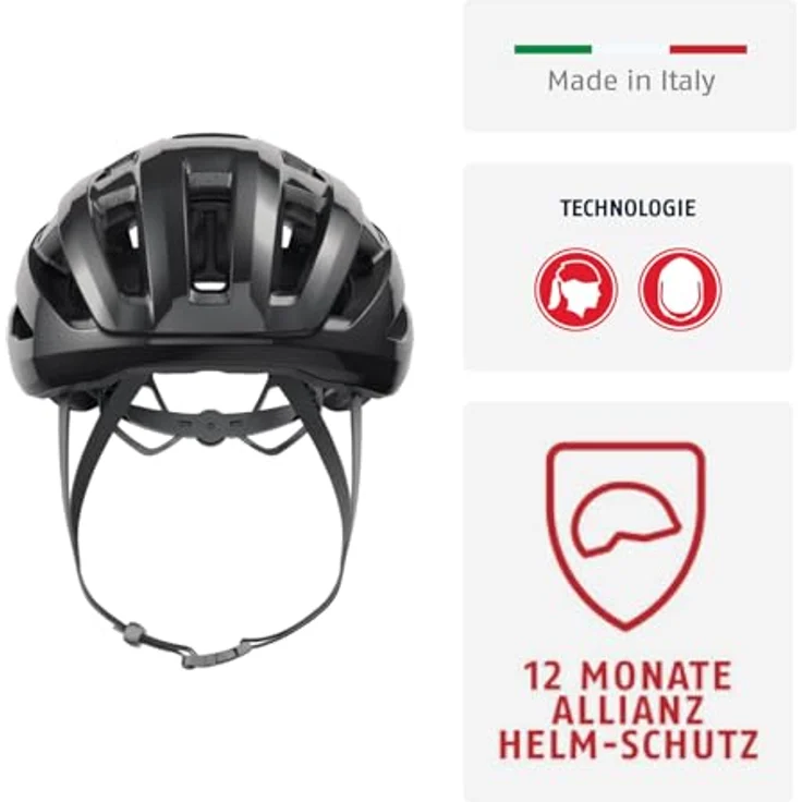 Abus PowerDome MIPS, Velohelm (54 - 58 cm) mit optimaler Belüftung und individuellem Anpassungssystem, Made in Italy – Bild 2