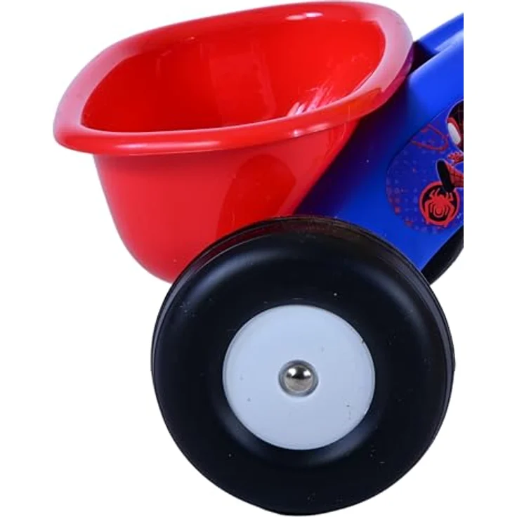 Volare Kinderfahrrad Dreirad Marvel Spidey Fahrrad für Jungen Kinderrad in Blau, offiziell lizenziertes Produkt, Korb, 25 kg Tragfähigkeit – Bild 5