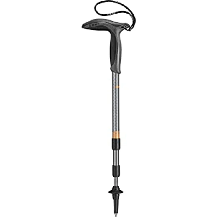 LEKI Super Micro Trekkingstöcke, verstellbar von 66-90 cm, Gunmetal-Dark Anthracite, leichtes Aluminium – Bild 1