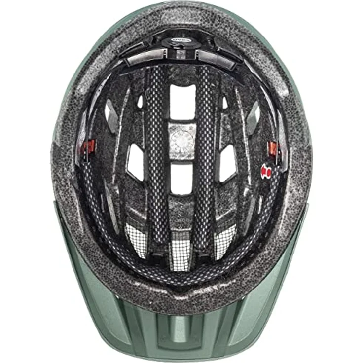 Uvex i-vo cc Fahrradhelm, Moss Green matt, 56-60 cm, leichter Inmould-Helm mit 24 Belüftungskanälen und individuelle Größenanpassung – Bild 4