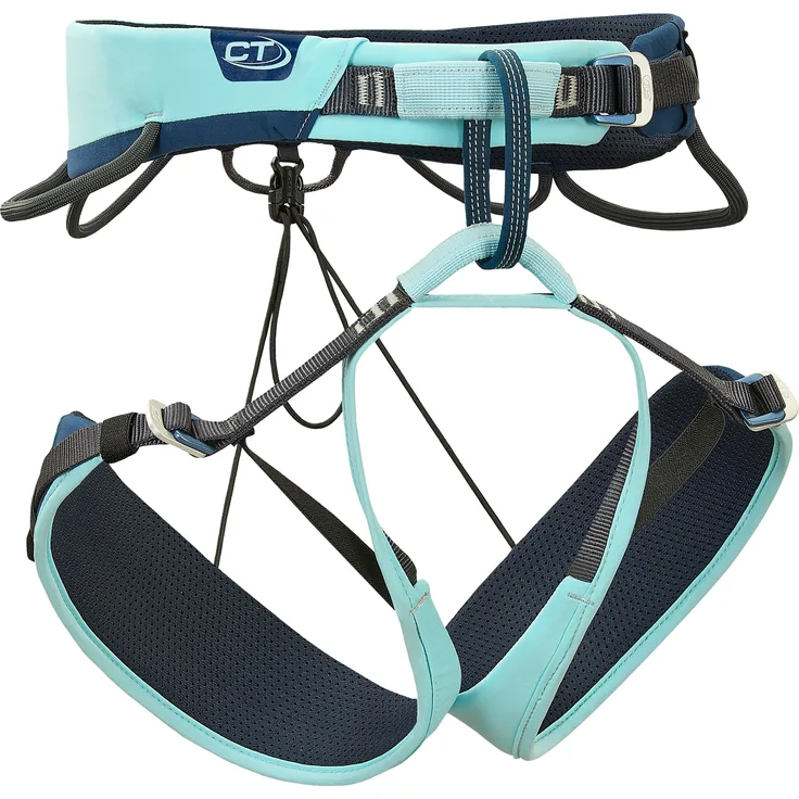 Climbing Technology Women's Iris, Klettergurt (M) für technisches Bergsteigen, ergonomische Beinschlaufen, 5 Materialschlaufen, mit Verschleißanzeige