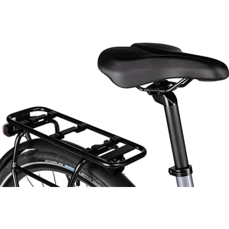 2R Manufaktur TRX TWO Wave, Damen-Citybike mit Tiefeinstieg, 28 Zoll, Silber, 51 cm, hydraulische Scheibenbremsen, Federgabel, wartungsarmer Riemenantrieb – Bild 7