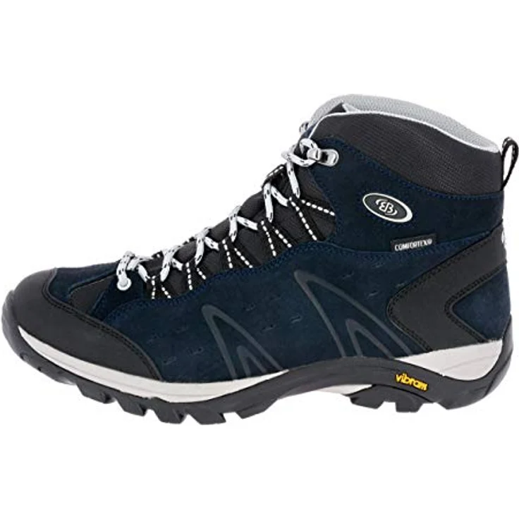 BRÜTTING Trekkingstiefel Mount Bona High, Veloursleder mit Nylon-Einsätzen, wasserdichte Comfortex-Klimamembrane, rutschfeste Vibram-Laufsohle – Bild 2