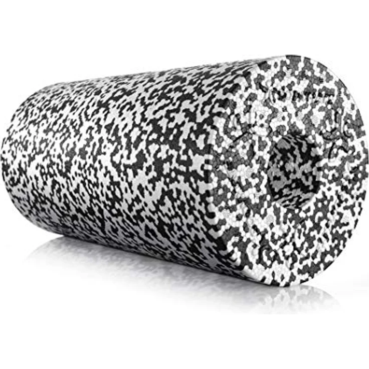 BODYMATE Faszienrolle Standard Mittel-Hart, 30x15cm, mit Gratis E-Book, Black/White – Bild 1