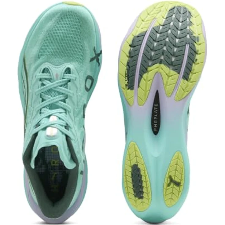 PUMA Deviate Nitro 4 X Hyrox Laufschuhe, grün, EU 44, mit NITROFOAM™ Dämpfung und PWRPLATE Karbonfaserplatte für maximale Energieübertragung – Bild 6
