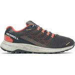 Merrell Fly Strike, Herren Laufschuhe für Trailrunning, atmungsaktives Mesh-Obermaterial, schwarz, Größe 42