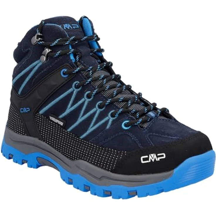CMP Kids Rigel Mid WP, Kinder Wanderstiefel in Blau, wasserdicht und strapazierfähig – Bild 2