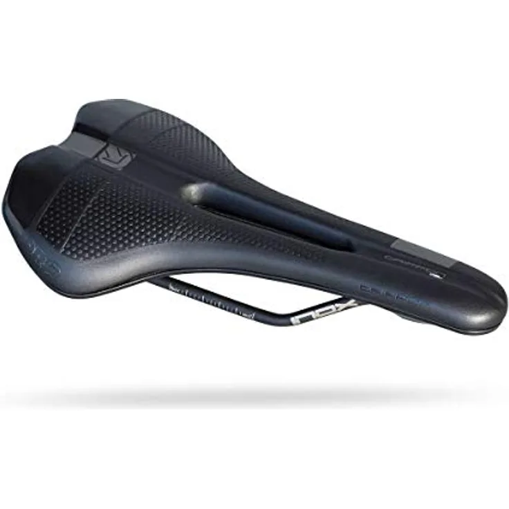 PRO Turnix Gel, Fahrradsattel mit ergonomischem Design und Druckentlastung, schwarz