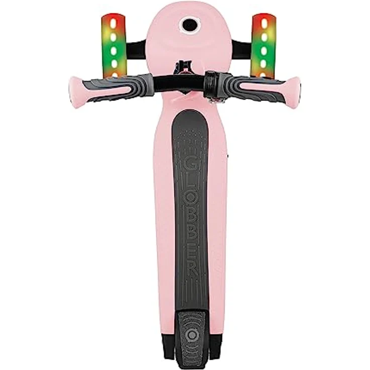 Globber E-Scooter ONE K E-MOTION 4 PLUS, E-Kinderscooter mit Leuchtrollen, bunte LED-Vorderräder – Bild 5