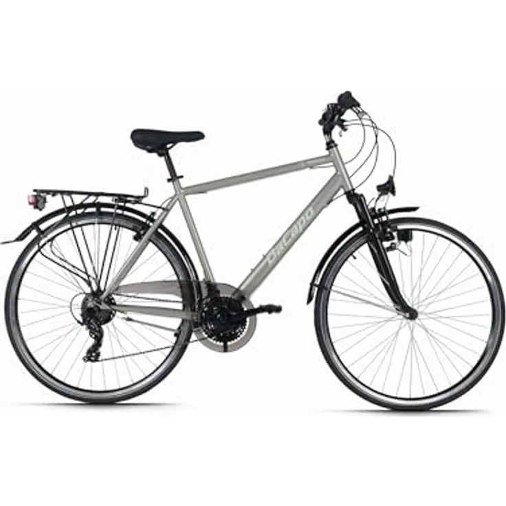 DACAPO Montreal Trekkingrad Herren 28'', 21 Gänge, RH 53 cm, Silber
