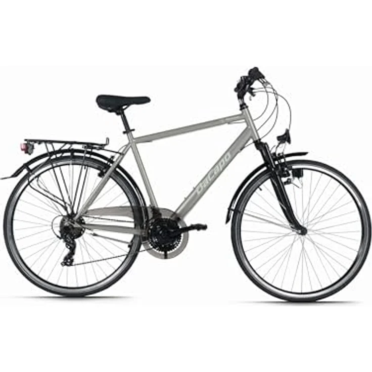 DACAPO Montreal Trekkingrad Herren 28'', 21 Gänge, RH 53 cm, Silber – Bild 1