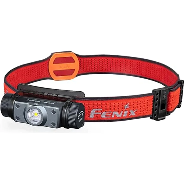 FENIX Stirnlampe HM62-T mit 1200 Lumen, 150 Meter Reichweite und USB-C Aufladung, schwarz