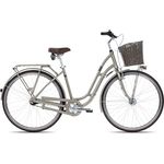 Maxim Deluxe 28 Wave Damenfahrrad 28 Zoll 7 Gang Citybike aus Aluminium, Champagner, 52 cm Rahmen, Laufradgröße 28 Zoll