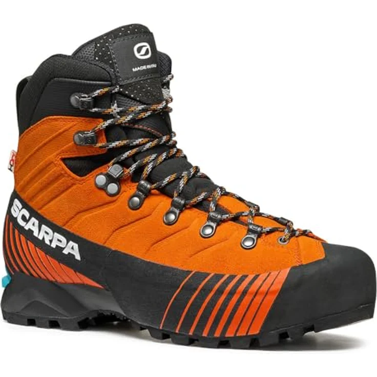 Scarpa Ribelle HD, Herren Wanderschuhe für alpine Herausforderungen, Vibram Sohle, semi-steigeisenfest, 44.5, Grün – Bild 4