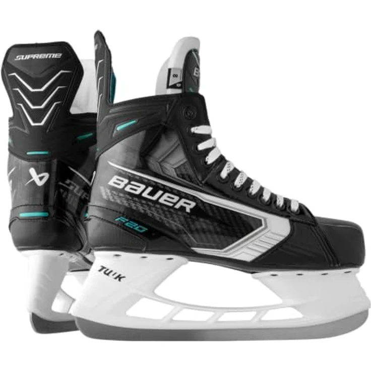 Bauer Supreme F20 INT Eishockey Schlittschuhe, D | Flexibles Digi Comp-Oberteil, klassische Schnürkonstruktion, EU 39 (5,5) – Bild 1