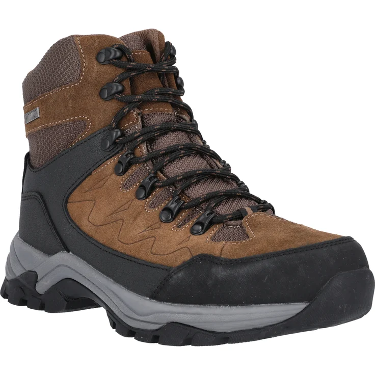Whistler Detion Boots, wasserdichtes Leder Wanderschuh-Design, mittelhoch, Farbe Pine Bark, Größe 44