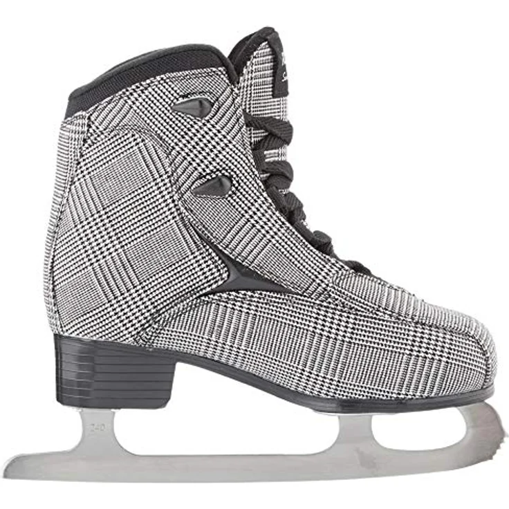 Roces Damen Brits Schlittschuh, Check Black White Silver, Modischer Freizeit-Schlittschuh mit Wärmeisolierung und anatomischer Polsterung, Größe 39 – Bild 2