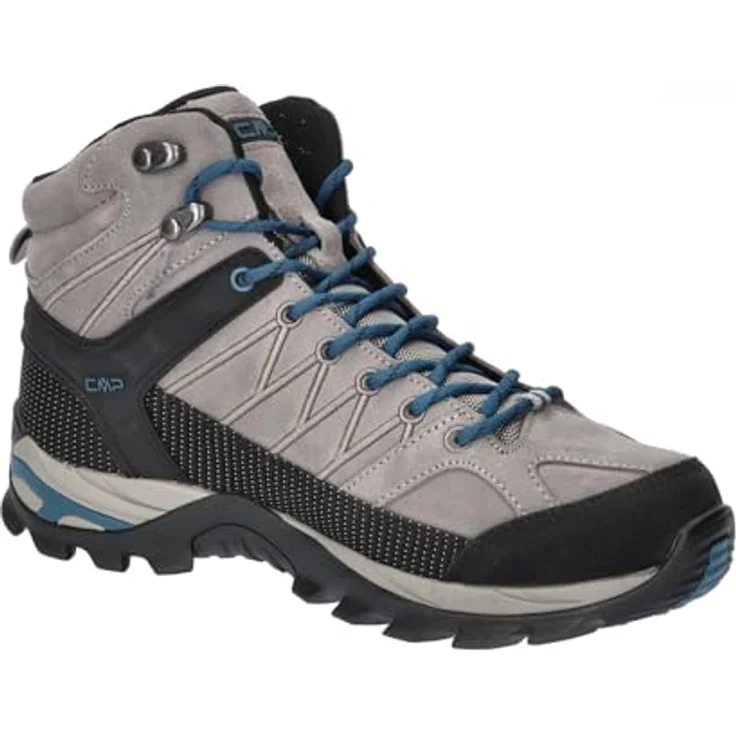 Campagnolo CMP Rigel Mid, Wanderschuhe Herren, grau, Größe 44, Leder/Textil, Schnürer – Bild 9