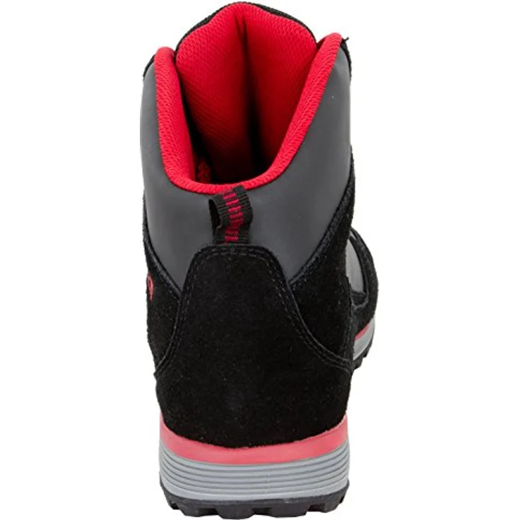 GUGGEN MOUNTAIN M010 Herren Wanderschuhe, atmungsaktiv und wasserabweisend, Schwarz-Rot, EU 44 – Bild 7