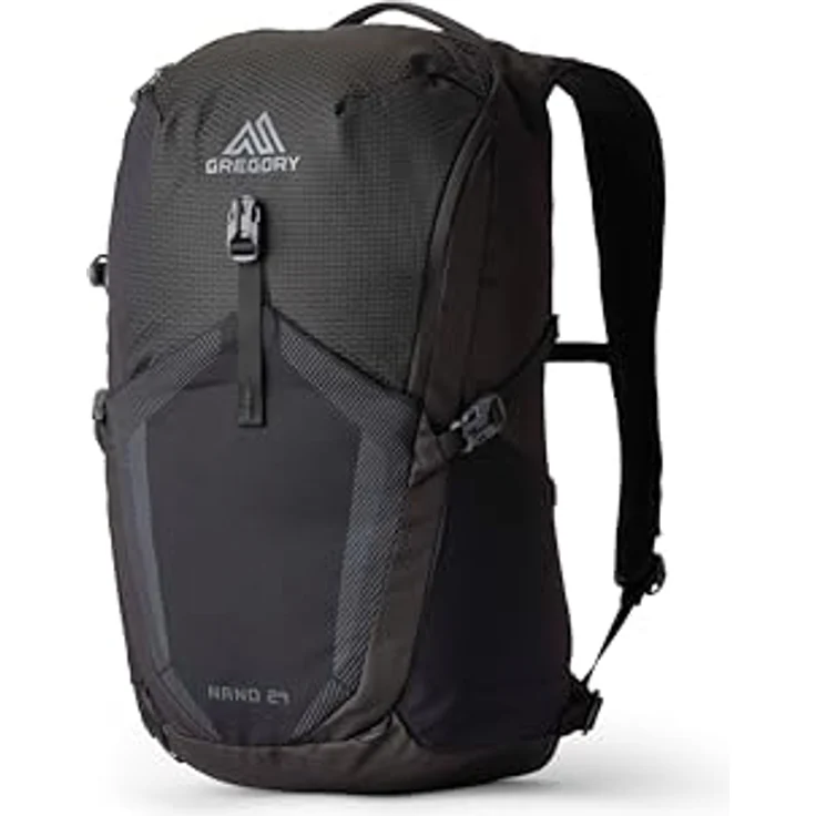 Gregory Nano 24, Wanderrucksack mit 24 L Volumen, 53 cm, 0.59 kg, Schwarz (Optic Black) – Bild 1