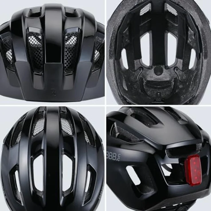 BBB Helm Condor 2.0 L (58-62cm), MTB Helm mit Omicron-Befestigungssystem, glanz schwarz – Bild 2