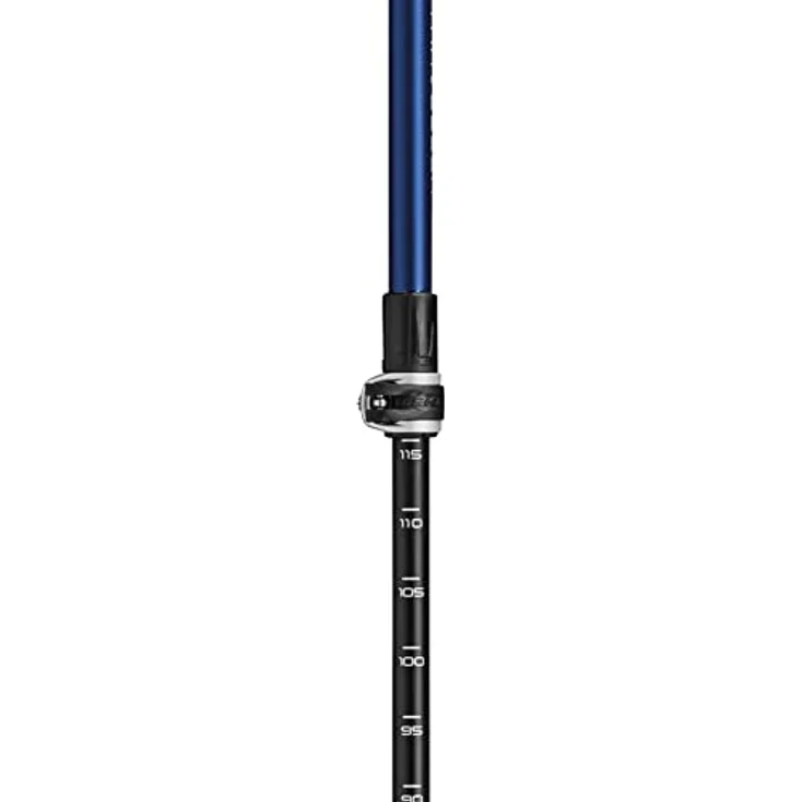 Leki Traveller Carbon Wanderstöcke, teleskopierbar von 90 bis 130 cm, dunkle blaue Farbgebung, 390 g leicht – Bild 5