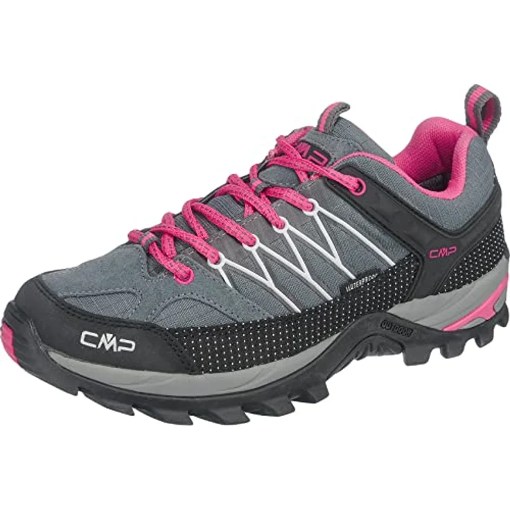 CMP Campagnolo Rigel Low WP, Damen Wanderschuhe, wasserfest mit maximalem Komfort, Größe 38, Grau – Bild 2