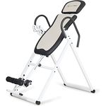 SportPlus Inversionsbank, klappbarer Schwerkrafttrainer, Inversion Table mit 4 oder 6 Inversionswinkel, Streckbank zur Entlastung der Wirbelsäule, Nutzergewicht bis 135 kg, Rückenstrecker