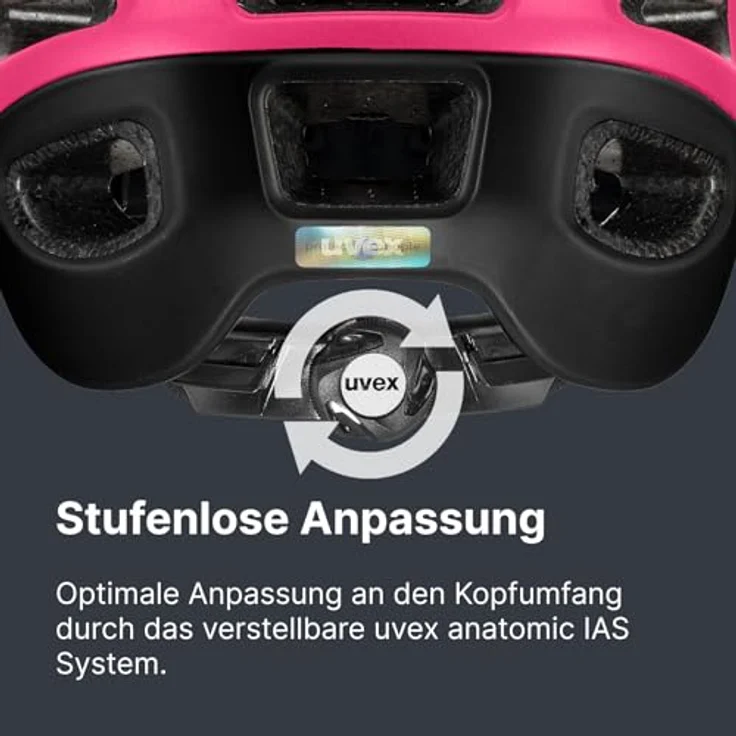 Uvex True CC, E-Bike Helm euphoria-schwarz matt mit integrierter Sonnenblende, Größe 55-58 cm, optimal belüftet – Bild 5