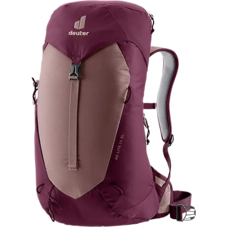 Deuter Damen Ac Lite 14 Sl Wanderrucksack, Ashrose-cassis, mit Aircomfort Netzrücken-System – Bild 1