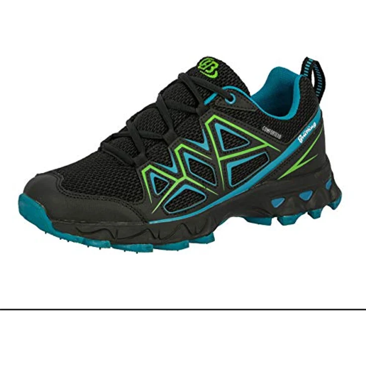 Brütting Power Herren Wanderschuhe, wasserdicht, atmungsaktiv, schwarz, Größe 45 – Bild 1