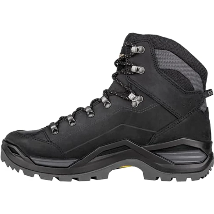 Lowa Renegade Evo GTX Mid, Herren Wanderschuhe mit Gore-Tex-Membran und Vibram-Sohle, Schwarz, Größe 46.5 – Bild 4