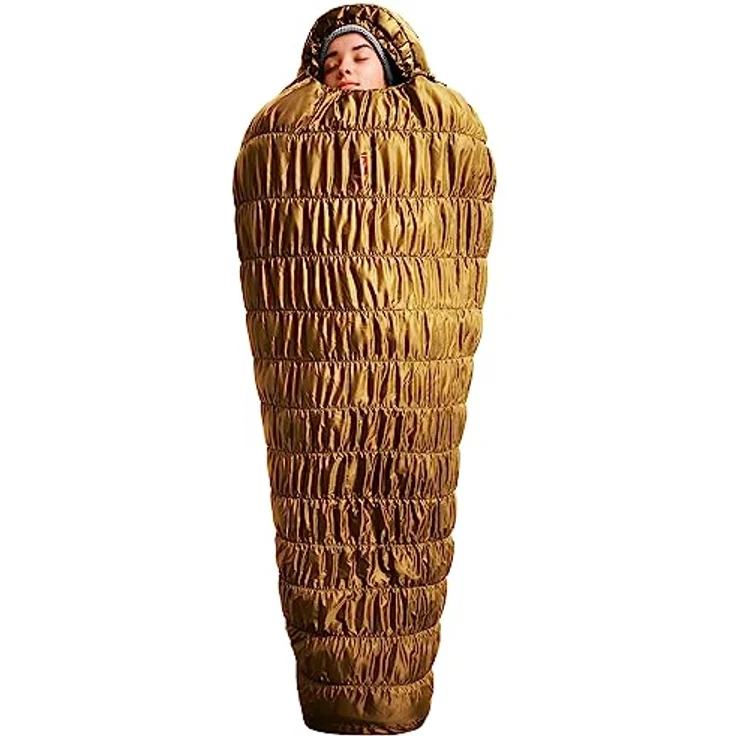 Deuter Exosphere -11° SL Damen Kunstfaserschlafsack, perfekte Isolation mit Thermo Stretch Comfort, Almond-Redwood, Left Zip – Bild 2