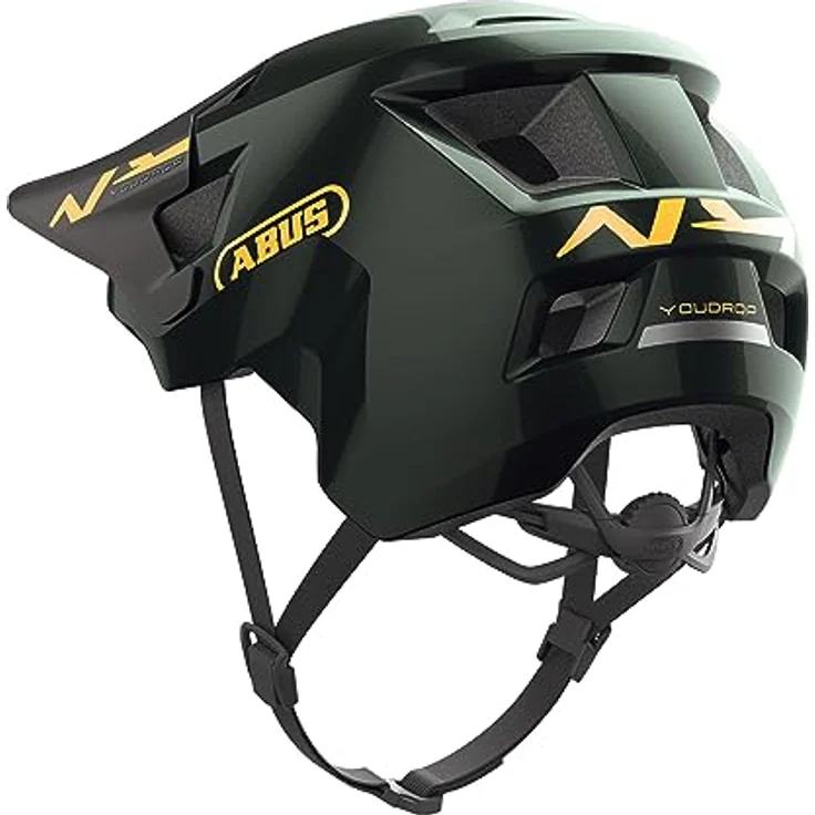 Abus YouDrop, Velohelm für Kinder und Jugendliche, verstellbar (48 - 55 cm), mit Break-Away-Schirm und verbesserter Belüftung – Bild 6