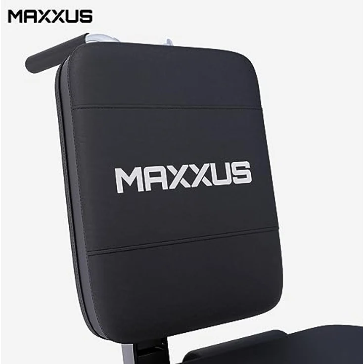 MAXXUS MultiTrainer Pro - für 30/50 mm Hantelscheiben, Dicke Polsterung - Kraftstation, Multigym, Beintrainer, Rückentrainer, Bauchtrainer, Beinstrecker, Beinbeuger, Zuhause, Ganzkörpertraining – Bild 4