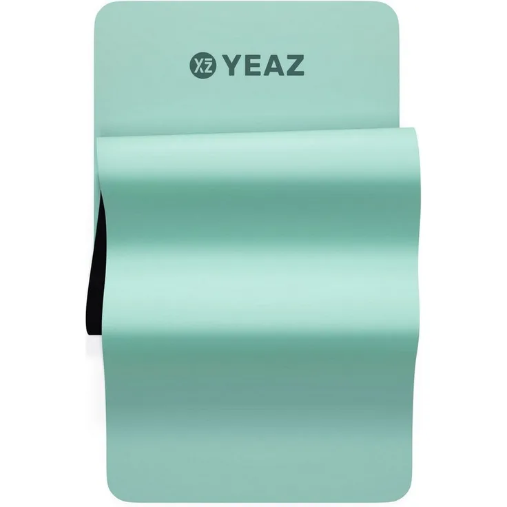 YEAZ Yogamatte AURA yoga- & fitness-matte, rutschfest, umweltfreundlich, luxuriöser Komfort, Soft-Touch Oberfläche, blau