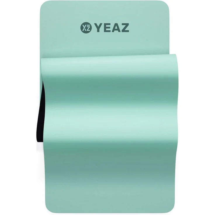 YEAZ Yogamatte AURA yoga- & fitness-matte, rutschfest, umweltfreundlich, luxuriöser Komfort, Soft-Touch Oberfläche, blau