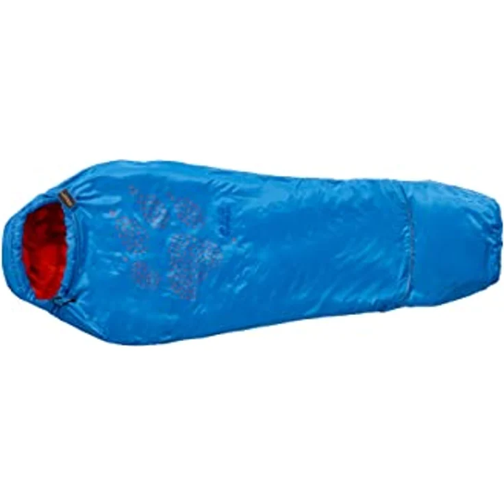 Jack Wolfskin GROW UP KIDS, Mumienschlafsack mit MICROGUARD-Wattierung, Brilliant Blue, Größe: Left – Bild 1