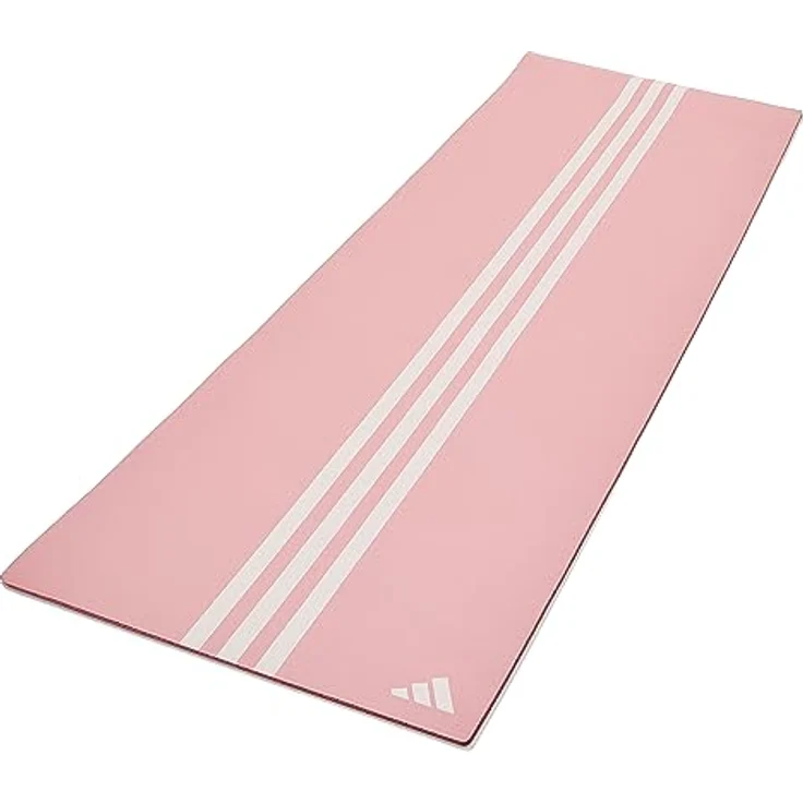 adidas Performance Yogamatte 10mm Hazy Rose, mit elastischem Tragegurt für optimale Stabilität und Komfort – Bild 5