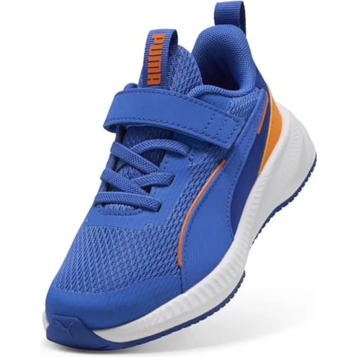PUMA Flyer 3 Ac+ Ps Laufschuhe, Blau, EU 29, SOFTFOAM+ Dämpfung, Klettverschluss und elastische Schnürsenkel, für Jungen – Bild 4