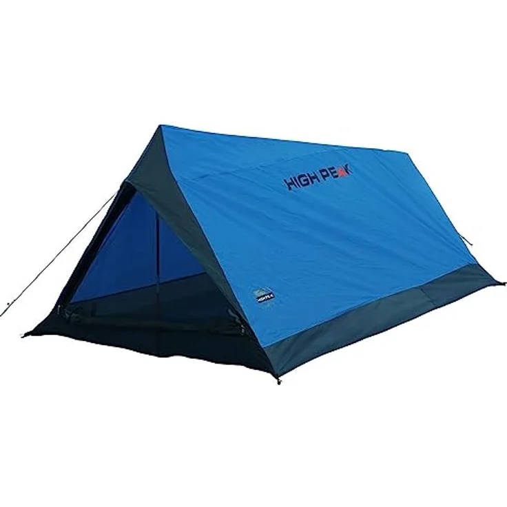 High Peak Kuppelzelt, 1 kg für 2 Personen, wasserdicht mit permanenter Belüftung und schnellem Aufbau, signalrot – Bild 4