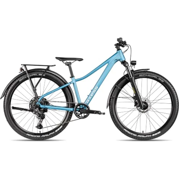 Axess Doree DX 27.5, Mountainbike für junge Fahrerinnen, 27.5 Zoll, Aluminiumrahmen, Hellblau