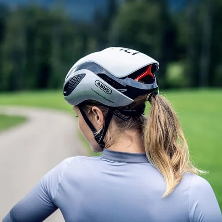 ABUS Rennradhelm GameChanger - Aerodynamischer Fahrradhelm mit optimalen Ventilationseigenschaften - Dunkelgrau, Größe S – Bild 2