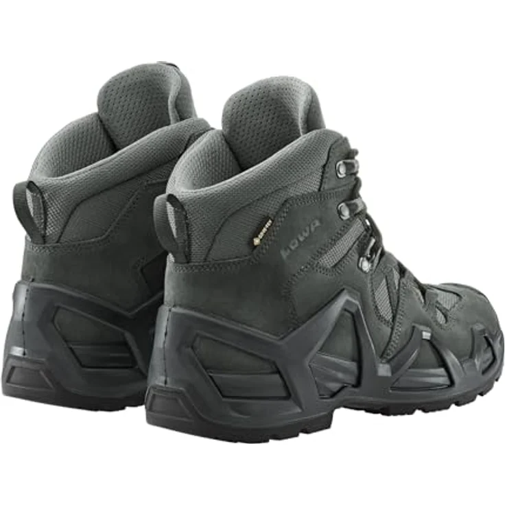 LOWA Zephyr MK2 GTX Mid Stiefel, Veloursleder, GORE-TEX® Professional, Grau, Größe 42 – Bild 4