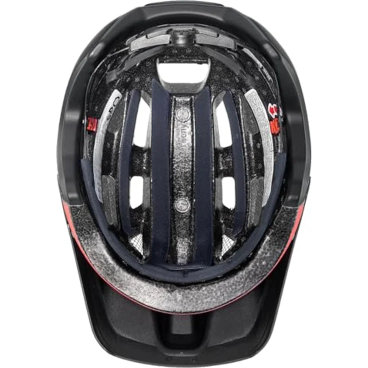 Uvex Sports finale 2.0, Velohelm für E-Bike und MTB, verstellbar 56-61 cm, rot-schwarz, mit Belüftung und Sonnenblende – Bild 3