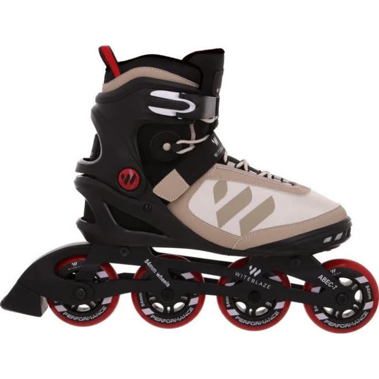 WITEBLAZE Sonic Alu 84 45, Inlineskate mit 82A/84mm Rollen und ABEC-7 Kugellagern, atmungsaktiv und mit Aluminium-Schiene, Größe 39-46