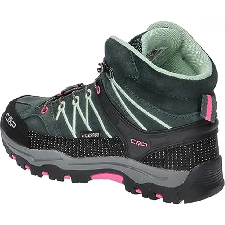 CMP Kinder-Allwetterstiefel KIDS RIGEL MID TREKKING SHOES, grau, wasserdicht mit CLIMA PROTECT-Membran, EU Größe 34 – Bild 3